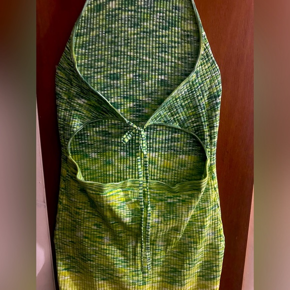 Future Collective Green Ombré Halter Dress Size Large - Picture 7 of 7
